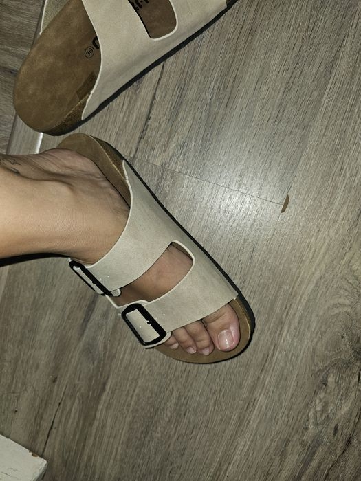 Sandálias Mumka creme