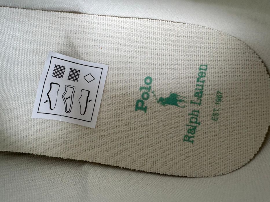 Nowe trampki materiałowe damskie POLO RALPH LAUREN turkusowe 39