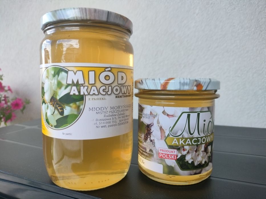 Miód akacjowy zbiór 2025 r