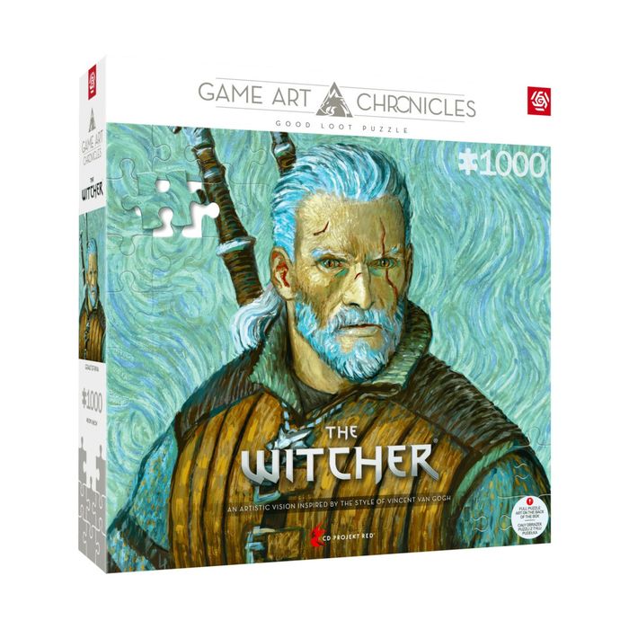 Puzzle Game Art Chronicles: Wiedźmin - Geralt Van Gogh - 1000 elementów / Nowa w folii