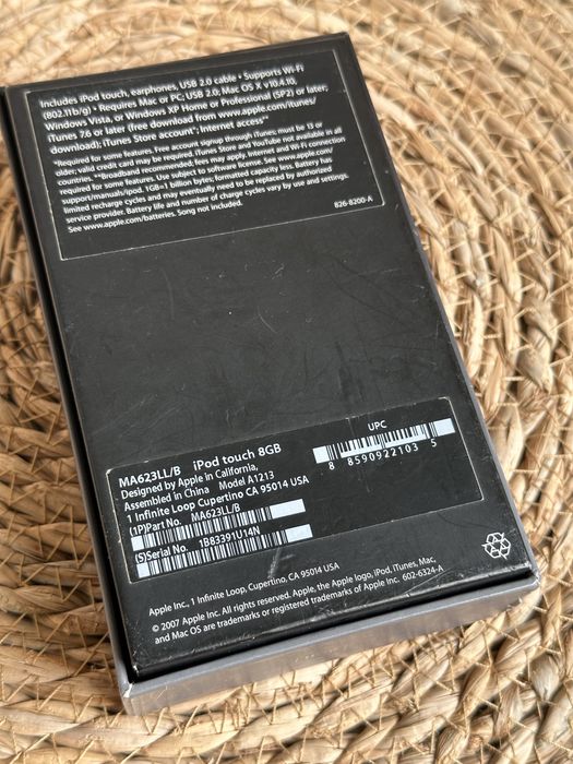 Kolekcjonerski Apple iPod touch 1 Gen (2007) 8GB