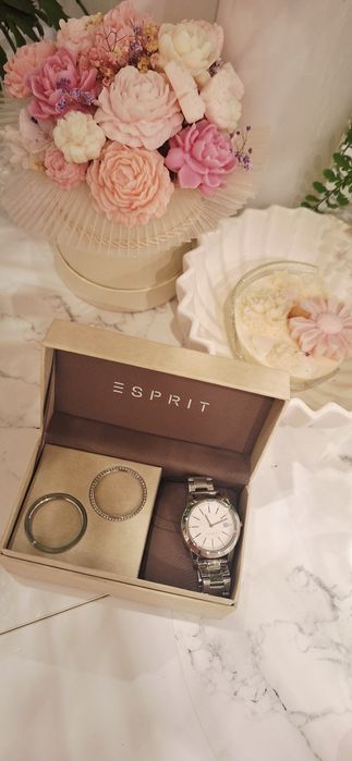 Esprit zegarek srebrny