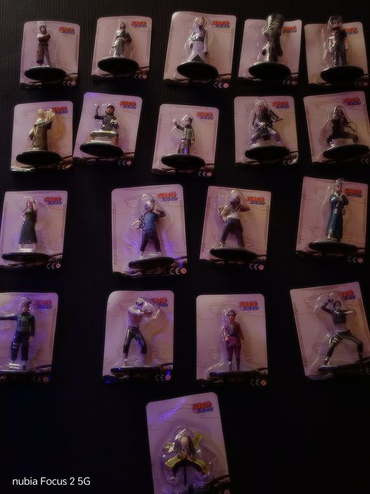 21 figuras Naruto Shippuden – lacradas + coleção completa