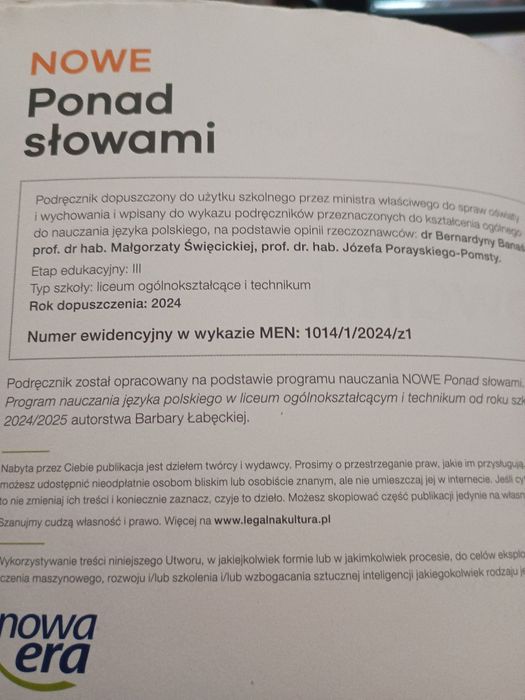 Ponad słowami 1.1