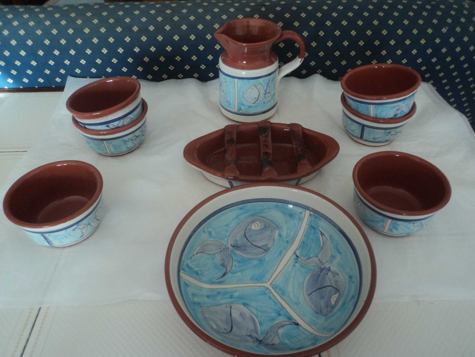 Conjunto em barro para assar ex. Enchidos