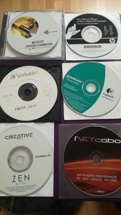 Cds diferentes para uso/decor v.p.ind