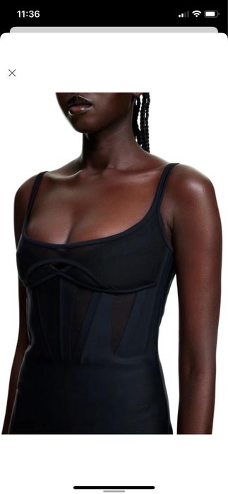 Сукня mugler, корсетна сукня