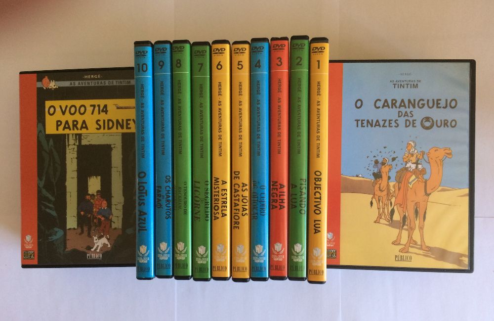 As Aventuas de TIM TIM (20 DVD´s)