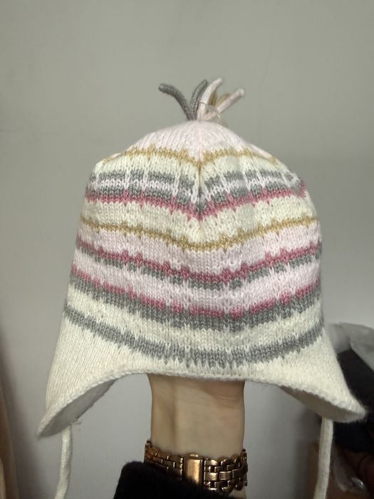 Czapka dziewczęca zimowa