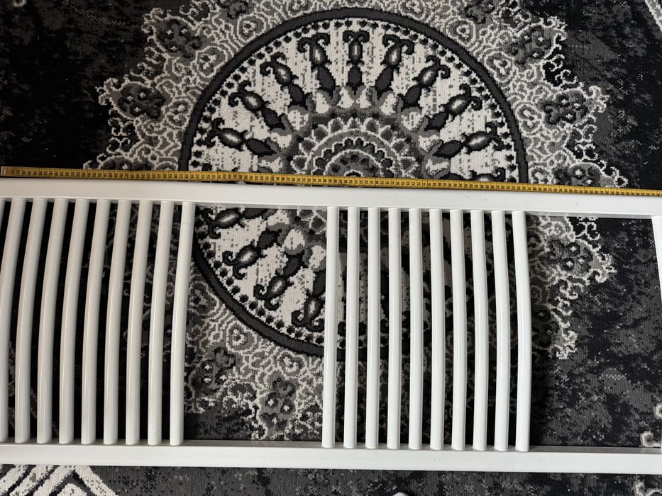Grzejnik łazienkowy biały – 50 × 160 cm – stan bardzo dobry