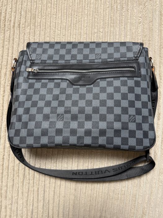 Чоловіча сумка LOUIS VUITTON district damier graphite pm messenger