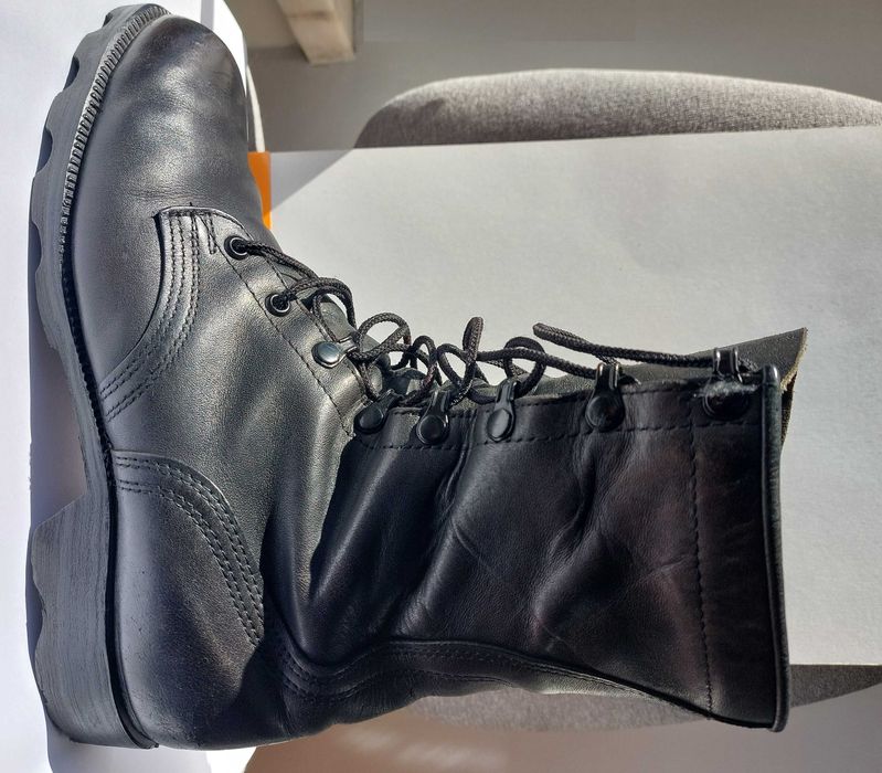 Botas militares originais Exército dos EUA – pele | Tam. 8R (41/42)