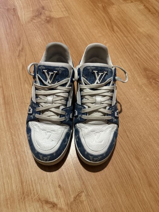 Louis Vuitton trainer blue denim