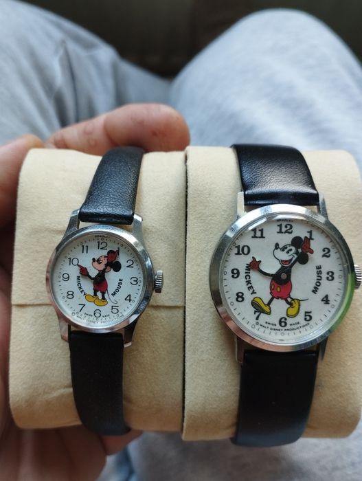 2 Sztuki Zegarek Walt Disney Myszka Miki Bradley Oryginalny