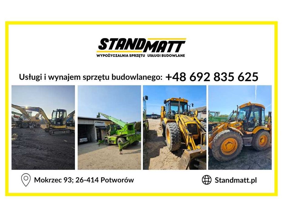 Usługi/Wynajem koparko-ładowarka/minikoparka, Zwyżka Podnośnik koszowy