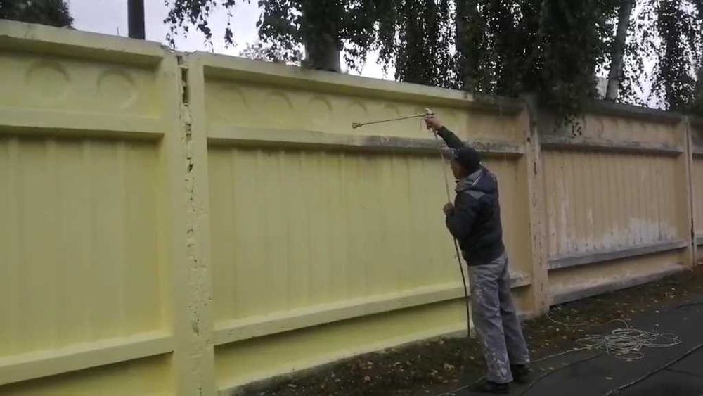 Мийка Фарбування Паркану Даху Фасаду Бруківки Очищення Забору ФЕМки