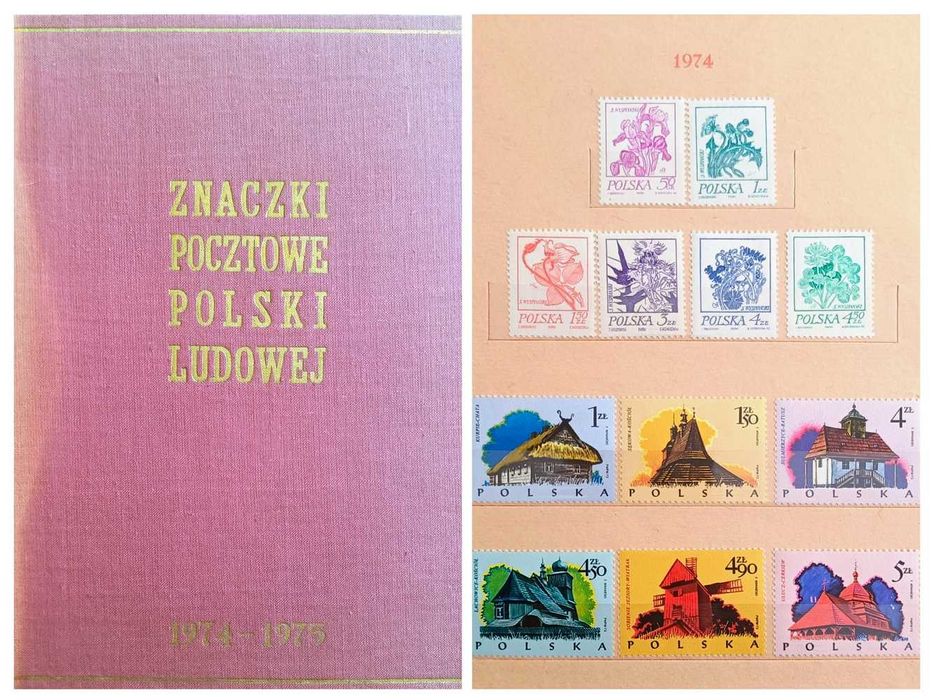 Klaser jubileuszowy Tom XI+ znaczki** - rok 1974-75