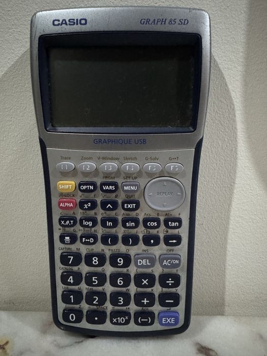 Calculadora casio graph 85 sd
