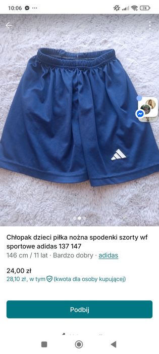 Spodenki spodenki 140 146 chłopak sport piłka