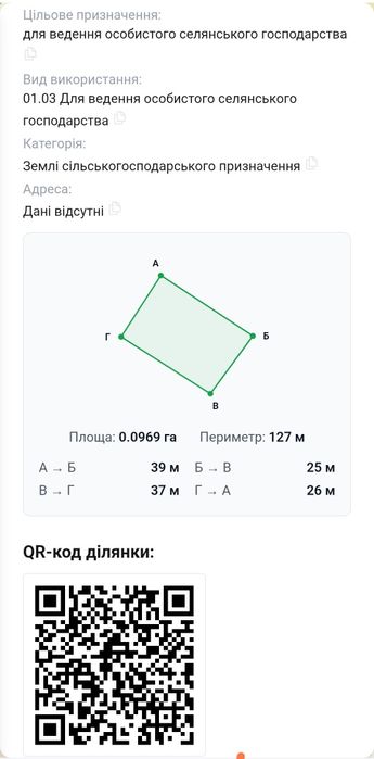 ТЗемельна ділянка 10 сот в селі Порозове - 9000 Дол США