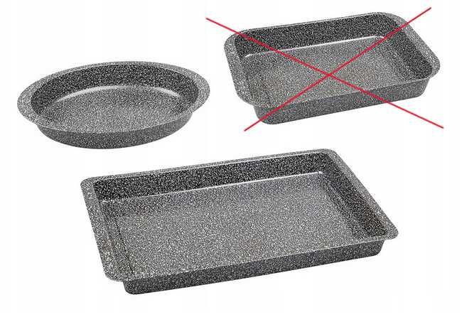 Zestaw blach do pieczenia CHG 2szt.