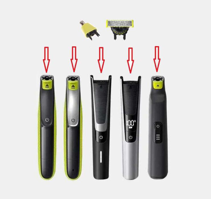 Сменное лезвие 360°, насадка для Philips OneBlade