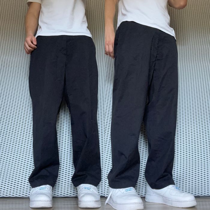 Szerokie spodnie baggy skate styl 90s Y2K hiphop męskie jeans