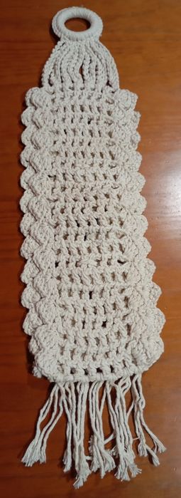 Suporte de papel higiénico feito à mão