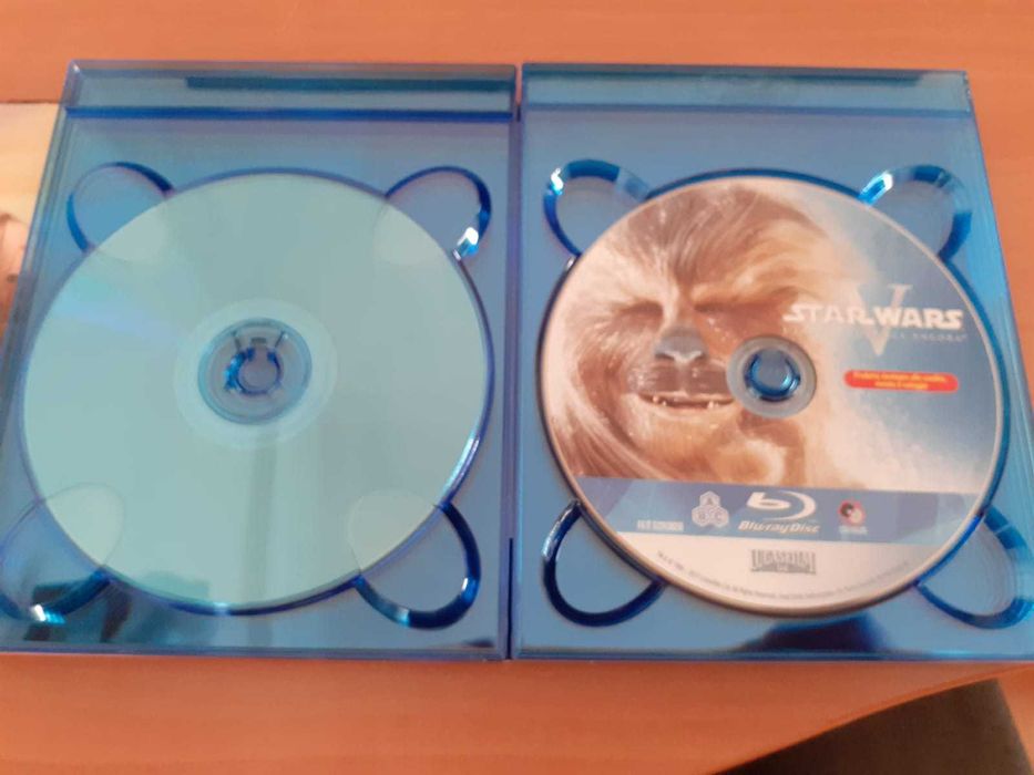 Star Wars Blu-Ray - Coleção (Eps. 1-6 + extras) - 9 discos