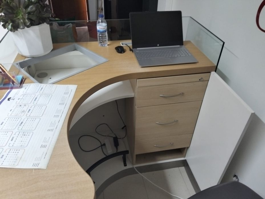 Balcão de recepção