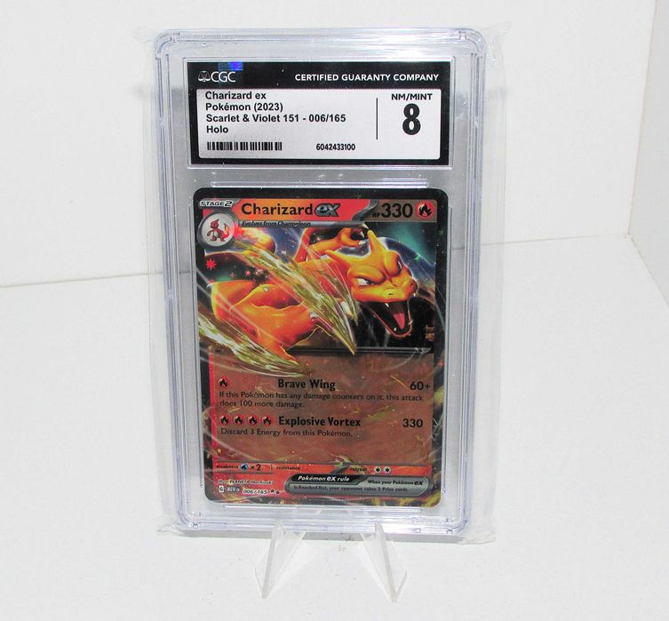 Charizard ex Holo - CGC 8 - Pokémon 2023