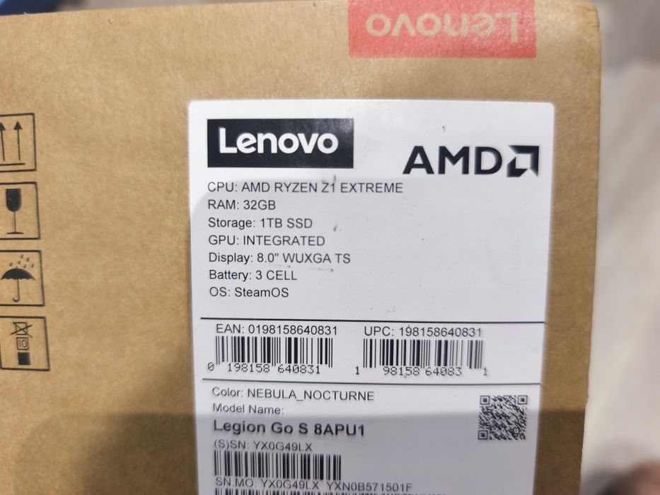 Legion Go S 1TB 32GB SteamOS como NOVO