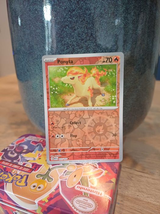 Carta Pokémon Ponyta [Reverse Holo] #77 Pokemon Scarlet & Violet 151