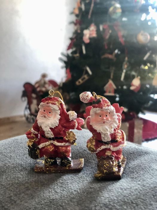 Новорічні іграшки: Санта клауси