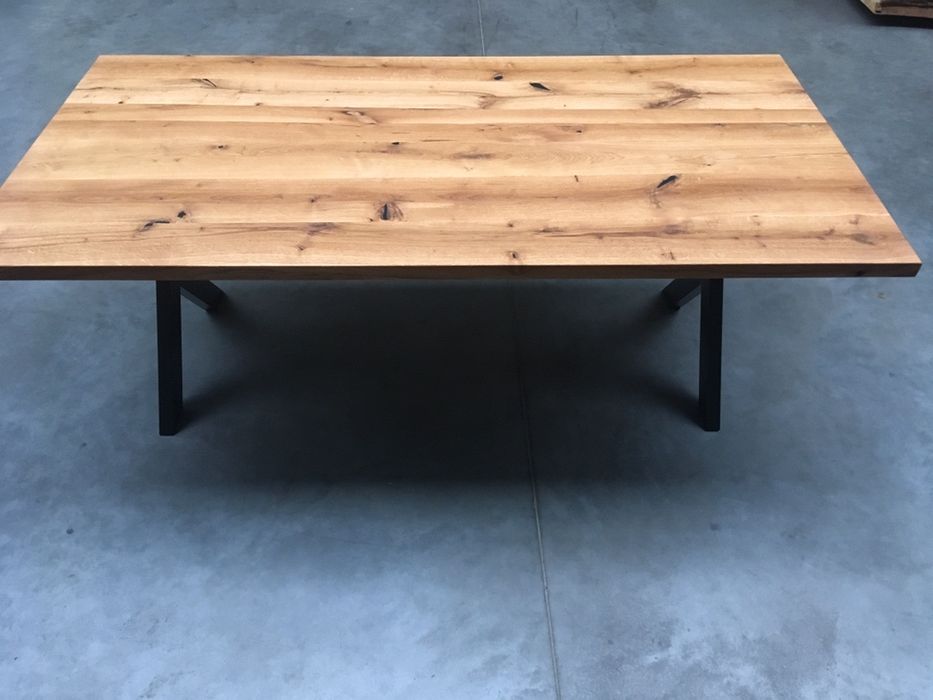 stół dębowy loft industrial skandynawski lity