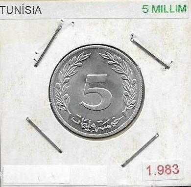 Tunísia - - - - - Moedas
