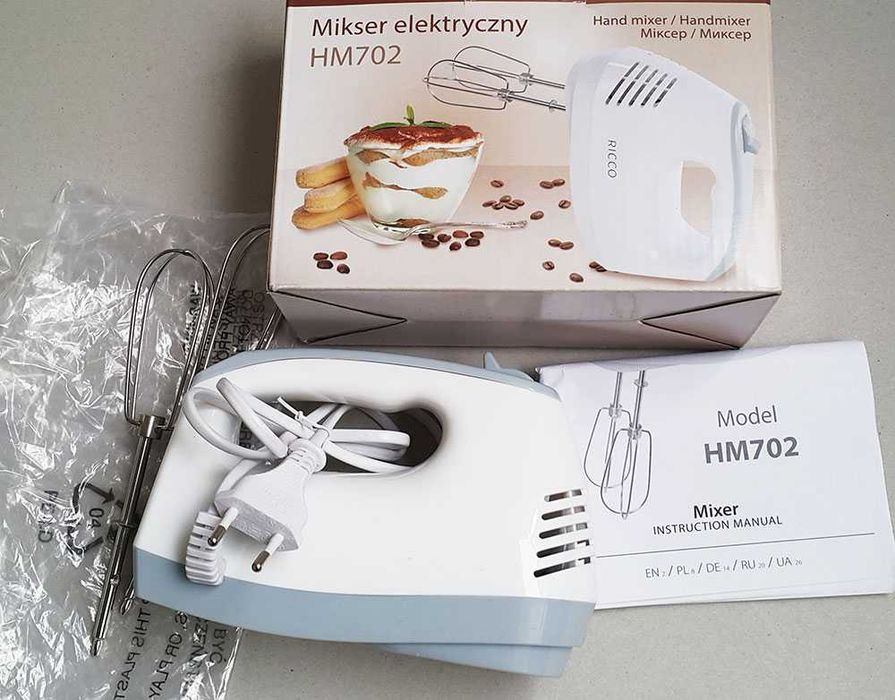 Ricco Mikser elektryczny HM702 / Nowy!