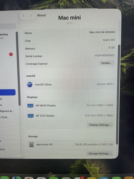 Mac mini m2 8gb ram