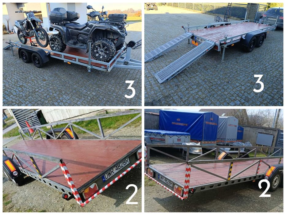 Wypożyczalnia,Przyczepa Laweta, Przyczepa, Przyczepki