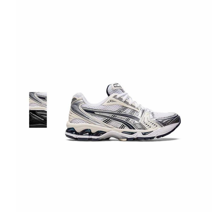 Кросівки Asics Gel-Kayano 14 White Midnight \ Black Pure Silver