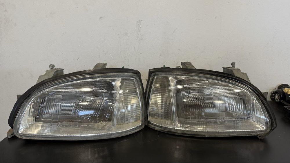 Faróis óticas Renault Clio I fase 2 ano 98