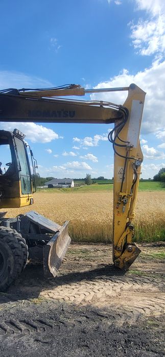 Komatsu pw 140   2009 r. Po spaleniu na części