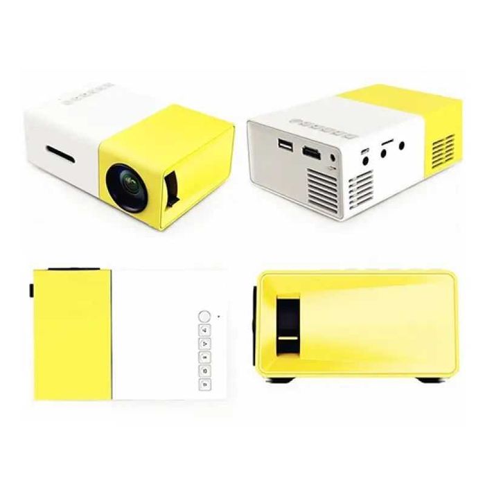 Мультимедійний портативний проектор YG300, домашній кінотеатр