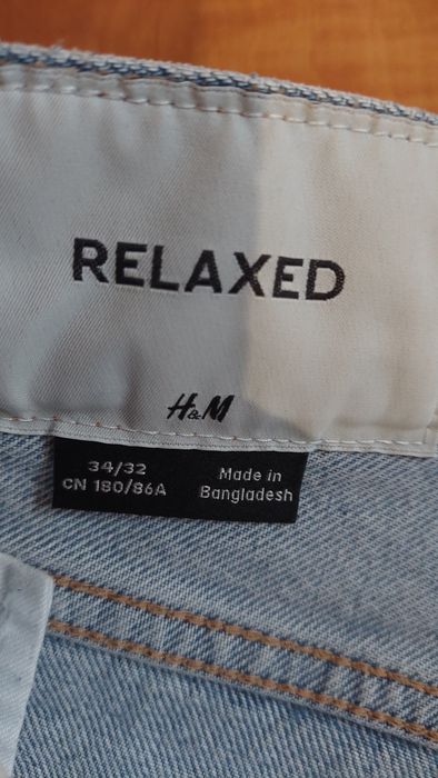 Джинси Relaxed H&M 34/32
