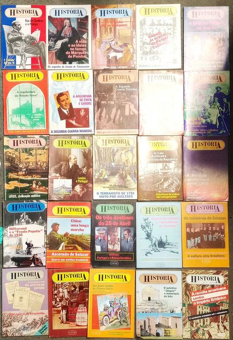 Lote de Revistas História