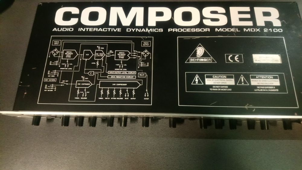 BEHRINGER MDX2100 COMPOSER コンプレッサー behringer MDX2100 COMPOSER (2ch compressor)｜K/Inada
