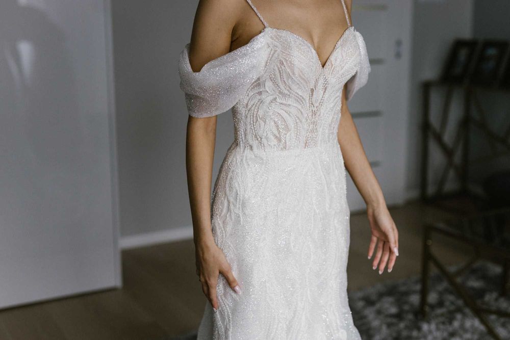 Suknia ślubna "rybka"