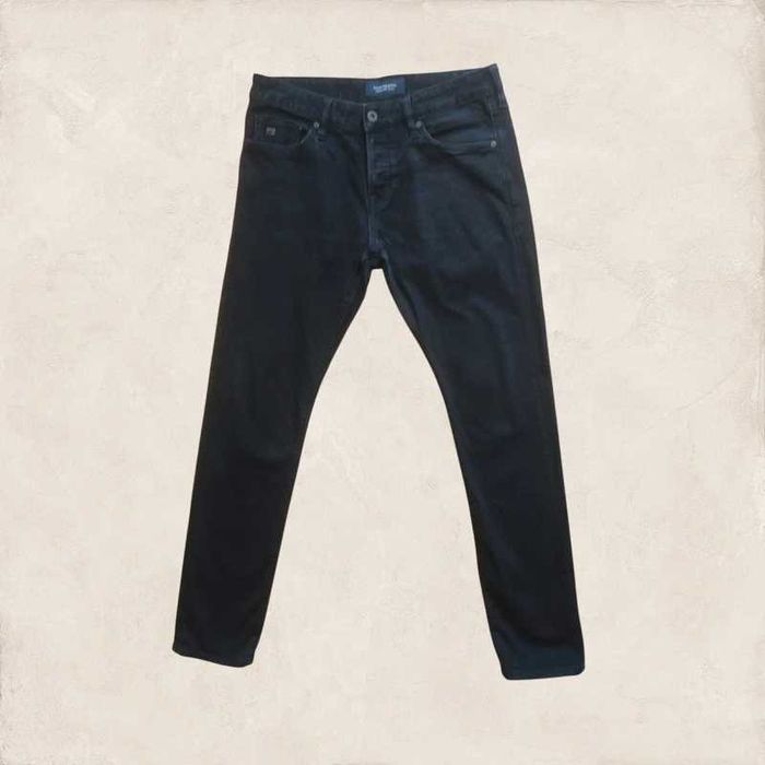 Scotch & Soda ralston W31L32 czarne jeansy męskie slim fit