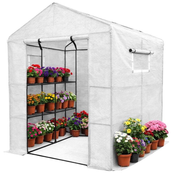 Szklarnia Balkonowa Rozsadnik 140x140x200cm Tunel Foliowy Folia Duża