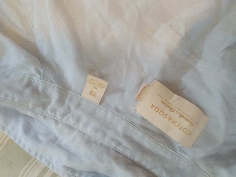 Рубашка 100% лён Scotch Soda XL
